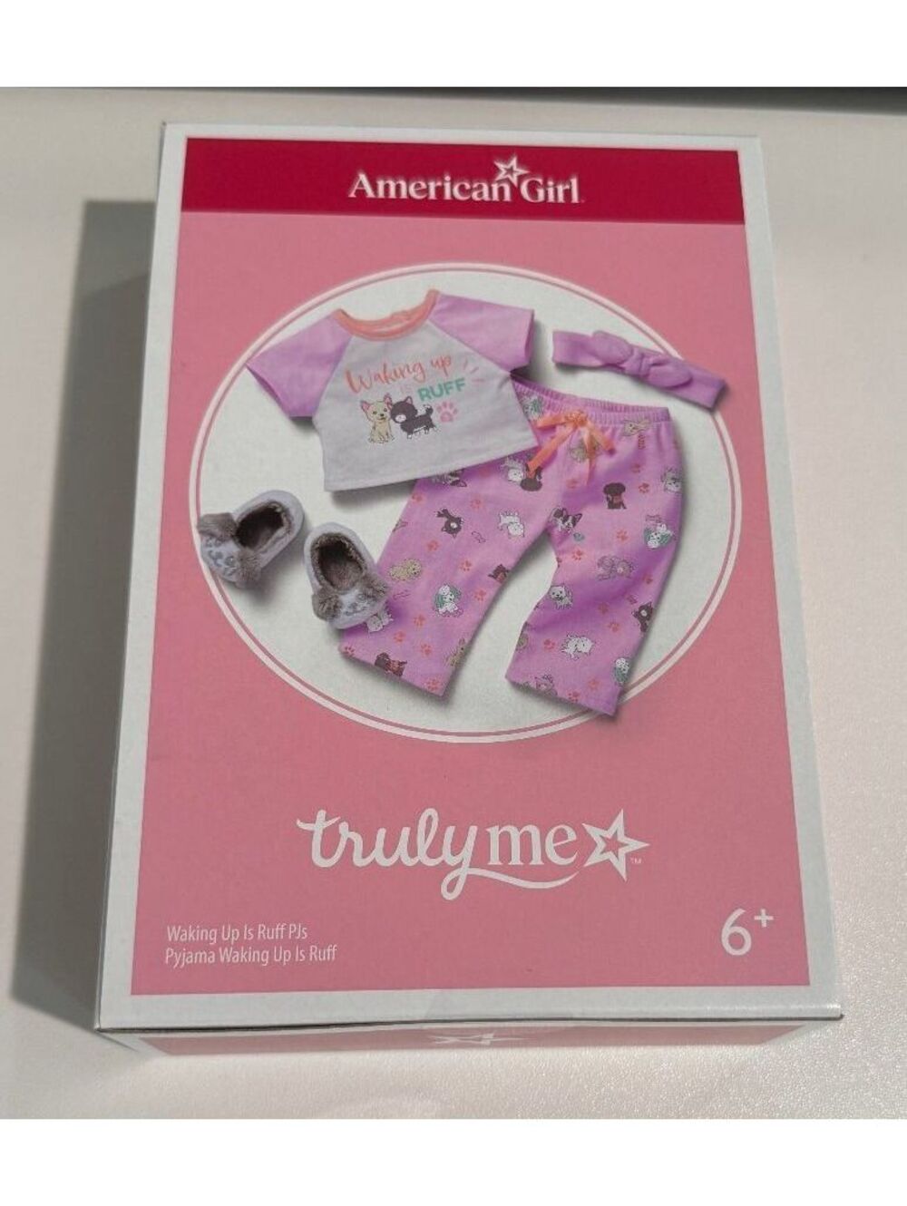 American Girl Waking Up Is Ruff PJs